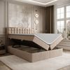 Lookway Boxspringbett ISADORA GOLD mit zwei Bettkästen für Bettwäsche (Boxspringbett mit Topper), Breite: 140/160/180x200 Bild 2