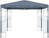 Gartenpavillon, Pavillon mit LED-Lichterkette 300x300 cm Anthrazit Bild 4