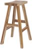 Barhocker Curve aus Teakholz, 72 cm Bild 3