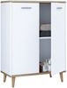 VCM Kommode & Sideboard Lindas 917530 Weiß / Honig-Eiche H. 81 x B. 60 x T. 28 cm Bild 1