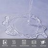 Duschvorhang 180x200 Wasserdicht Anti-Schimmel Textil in Weiß-Lila für Badewanne Bild 4
