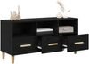 vidaXL TV-Schränk Schwarz Eichen-Optik 102 x 36 x 50 cm Holzwerkstoff 8004201 Bild 4