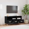 vidaXL TV-Schränk Schwarz Eichen-Optik 102 x 36 x 50 cm Holzwerkstoff 8004201 Bild 5