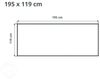 GFP HALFSIZE Aluminium Hochbeet - Platzsparendes & Stabiles Gartenbeet in Holzoptik - 195 x 119 x 39 cm - Ideales halbhohes Modell für Familien-Gartenspaß Bild 5