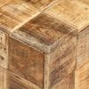 vidaXL Couchtische 2 Stk. in Block-Design Raues Mango-Massivholz 286435 Bild 5