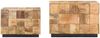 vidaXL Couchtische 2 Stk. in Block-Design Raues Mango-Massivholz 286435 Bild 3