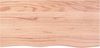 vidaXL Tischplatte Hellbraun 100x50x(2-6)cm Massivholz Eiche Behandelt 3156367 Bild 3