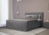B&B Home 'Boro' Boxspringbett mit Bettkasten, Cord, Grau, 160x200 cm Bild 2