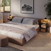 Nachttisch Monty Anthrazit/Goldkraft Eiche 2er Set Vicco Bild 4