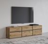 INOSIGN Lowboard Cross, moderne grifflose TV-Kommode,3 Klappen/3 Schubkästen, Breite 180 cm, TV-Schrank mit viel Stauraum, TV-Board Bild 2