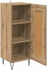 vidaXL Sideboard Artisan-Eiche 34,5 x 34 x 90 cm Verbundholz und Eisen 881649 Bild 5