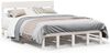 vidaXL Massivholzbett ohne Matratze Weiß 140x200 cm Kiefernholz 3302295 Bild 2