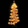 vidaXL Spiral-Weihnachtsbaum mit Beleuchtung und Ständer Weiß 180 cm 344654 Bild 3