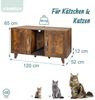 Relaxdays XXL Katzenschrank für Katzenklo Bild 4
