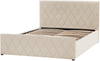 Bett mit Stauraum ROCHEFORT 180 x 200 cm Samtstoff Beige Bild 4