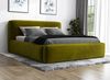 Polsterbett LUMO 140x200 ohne Matratze mit Bettkasten und Lattenrost. Farbe: Olive 9 Bild 2