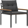 vidaXL Gartenmöbel-Set 4 pcs Dunkelgrau Poly-Rattan 42025358 Bild 4