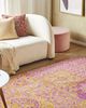 Teppich Wolle mehrfarbig orientalisches Muster 140 x 200 cm Kurzflor AVANOS Bild 3
