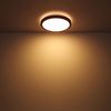 LED Deckenleuchte, CCT, Aluminium, Schwarz, D 30 cm Bild 5