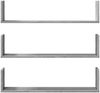 vidaXL Wandregale 3 Stk. Grau Sonoma 80x18x18 cm Holzwerkstoff 853295 Bild 4