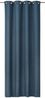 ELBERSDRUCKE Vorhang Ösenschal Lino petrol Uni 255 x 140 cm (1 St), Ösen, blickdicht, Polyester, Leinenoptik, einfarbig, modern Bild 3