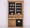 Landhaus Buffetschrank mit Schiebetüren braun Bild 2