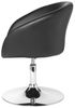 Sessel Cocktailsessel Lounger BERLIN in Kunstleder Schwarz Bild 5