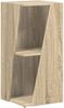 vidaXL Seitenregal Sonoma-Eiche 33 x 32 x 70,5 cm Holzwerkstoff 892409 Bild 2