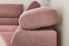 KAWOLA Sofa DELIA Ecksofa Feincord rosa Recamiere rechts 74 x 219 x 276 cm Bild 2