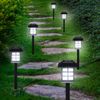 MONZANA® LED Solarlampe 12x Set Wetterfest Solar Akku Garten Solarleuchte Gartenleuchte Außenbereich Outdoor Bild 2
