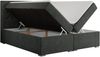 Boxspringbett, Modern Bett mit Multipocket-Matratze und zwei Bettkästen - JASIR - 160 x 200 cm - Dunkelgrau Stoff - H3 Bild 4