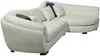 Vente-unique - Ecksofa Leder 5-Sitzer - Büffelleder - Elfenbein - Ecke Rechts - CAIPI von PASCAL MORABITO Bild 5