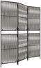 vidaXL Paravent 3-tlg. Grau Poly Rattan 365374 Bild 2