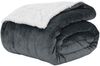 vidaXL Überwurfdecke Dunkelgrau 150 x 200 cm Fleece 42016982 Bild 2