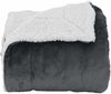 vidaXL Überwurfdecke Dunkelgrau 150 x 200 cm Fleece 42016982 Bild 4