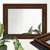 WANDStyle Wandspiegel H017 aus Massivholz in Nussbaum-Optik 50 x 70 cm im Stil Antik Bild 5