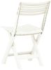 vidaXL Klappbare Gartenstühle 2 Stk. Kunststoff Weiß 48786 Bild 4