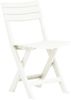vidaXL Klappbare Gartenstühle 2 Stk. Kunststoff Weiß 48786 Bild 2