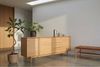 Sideboard Enimeta Eiche Natur 213 cm - 3 Türen, 3 Schubladen & Soft-Close Bild 2