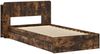 vidaXL Bettgestell mit Stauraum Geräucherte Eiche 90 x 200 cm 3433554 Bild 3