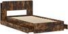 vidaXL Bettgestell mit Stauraum Geräucherte Eiche 90 x 200 cm 3433554 Bild 4