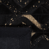 Teppich Kuhfell schwarz-gold 140x200 cm ZickZack-Muster Kurzflor DEVELI Bild 5