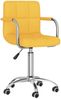 vidaXL Bürostuhl Drehbar Senfgelb Stoff [334674] Bild 2