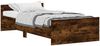 vidaXL Bettgestell ohne Matratze Räuchereiche 90x190 cm Holzwerkstoff 835943 Bild 2