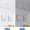 ZMH Deckenleuchte 3 Flammig Deckenlampe Weiss - Deckenstrahler GU10 Modern Deckenspot Küchelampe Schwenkbar 350° MAX. 25W lampe für Wohnzimmer Schlafzimmer Küche Flur (ohne Leuchtmittel) Bild 4