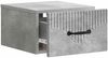 vidaXL Wandmontierter Nachttisch Betongrau 34,5 x 33 x 20 cm 898941 Bild 3