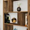 Dmora Bücherregal Karl, Büroregal, Mobiler Buchhalter, Bücherbrett, 90x20 h180 cm, Nussbaum Bild 4