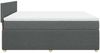 vidaXL Boxspringbett mit Matratze Dunkelgrau 180x200 cm Stoff 3287529 Bild 5