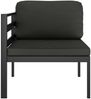 vidaXL 8-tlg. Garten-Lounge-Set mit Kissen Aluminium Anthrazit 3107829 Bild 4