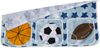 Stofftasche Betttasche mit 3 Fächer, Stoff Blau, 30x80 cm Bild 5